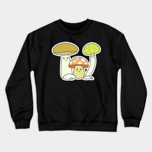 Everyone Know Kawaii Mushrooms Over The Next Crewneck Sweatshirt